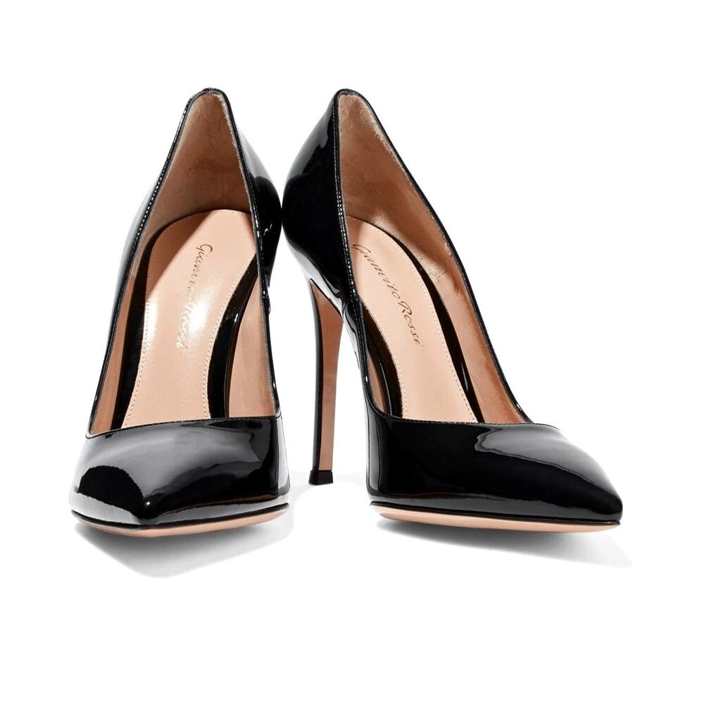 GIANVITO ROSSI Leather Court Shoes US8.5 UK5.5 EU38.5